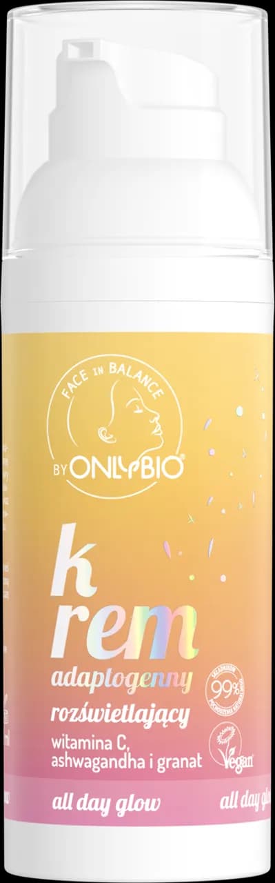 OnlyBio krem rozświetlający: Sekret promiennej skóry bez makijażu