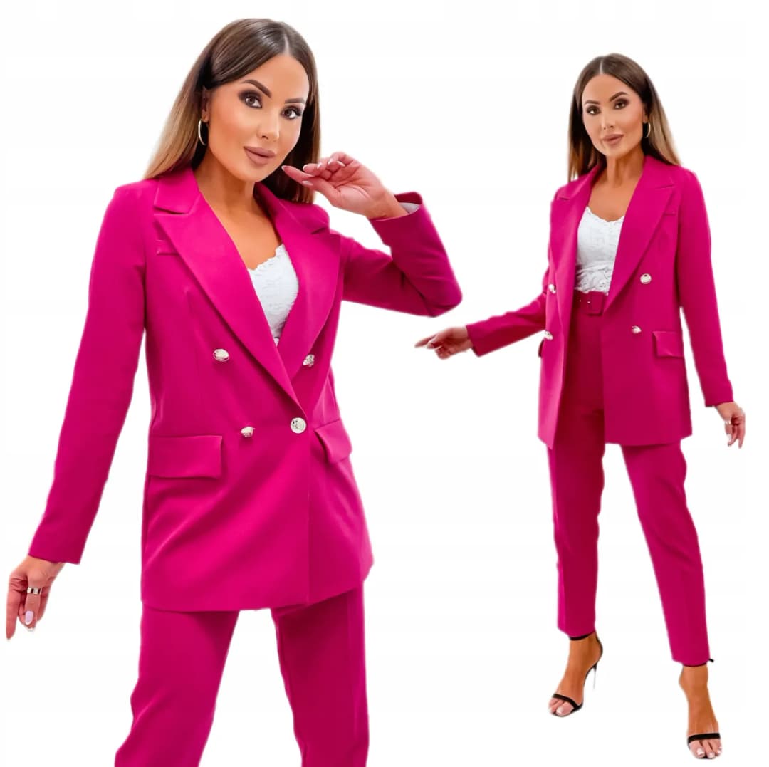 Garnitur damski fuksja: Odkryj modny wybór dla eleganckich kobiet!