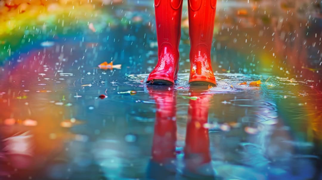 Kalosze Decathlon: Znajdź swoją tęczę pod deszczem - kolorowe buty na każdy humor!