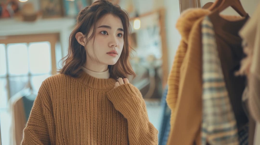 Z czym zestawić brazowy sweter?