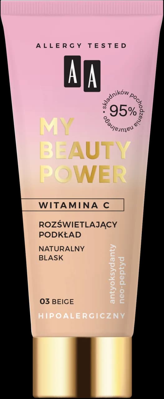 Rewelacyjny rozświetlający podkład AA My Beauty Power: sekret idealnego makijażu